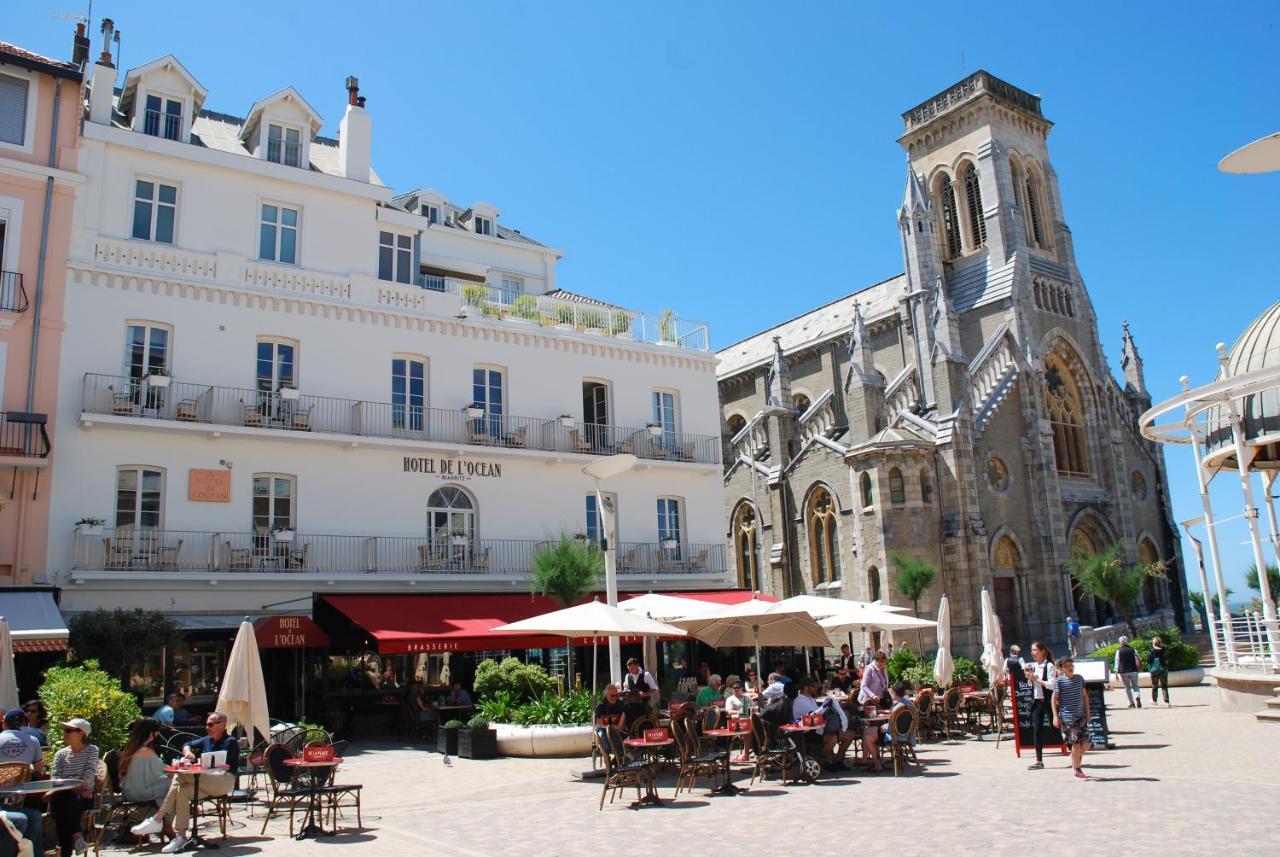 Hotel De L'Ocean Биарриц Экстерьер фото